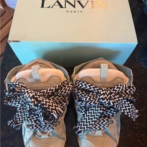 Lanvin Women's Sneakers - Cream and Black